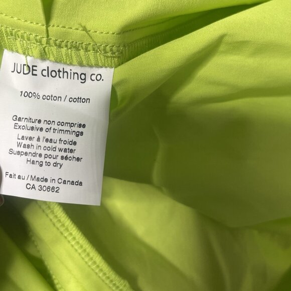Body bag By Jude Sussex Skirt Women’s L Lime Green MIDI Full - Picture 8 of 8